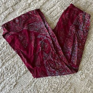 Billabong Bohemian Wide Leg Leisure Pants . Size S .